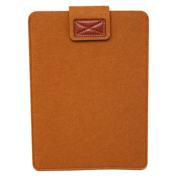 11\" tommer computer sleeve i stilfuldt uld, Brun