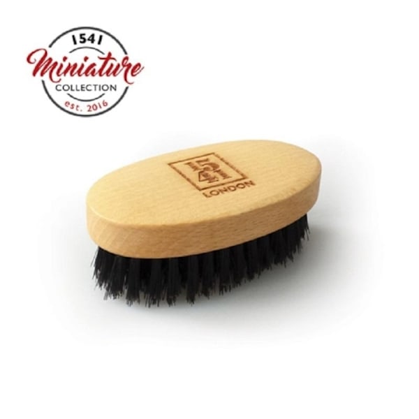 1541 London Mini Beard & Moustache Brush Beechwood