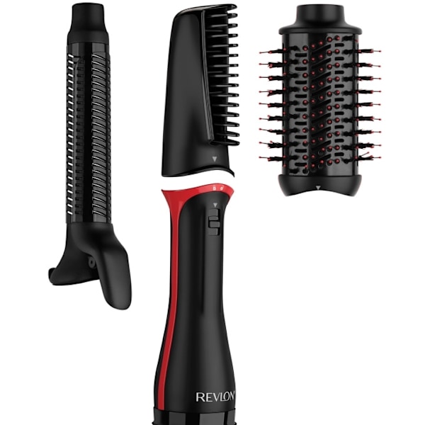 Revlon Multistyler One-Step 3-i-1 Blowdry RVDR5333 Sort, Rød