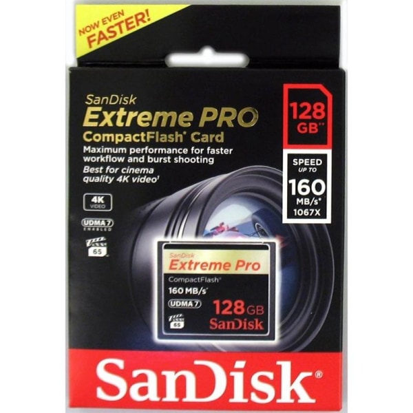 SANDISK CF Extreme PRO 128GB 160/150MB/s