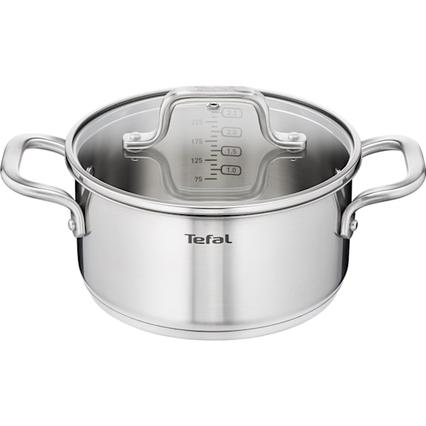 Tefal Virtuoso -kattila, 20 cm / 3 L, ruostumaton teräs