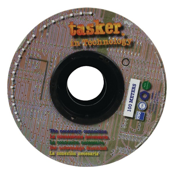 Tasker Højttalerkabel På Rulle 2x 1.00 mm² 100 m Sort/Rød