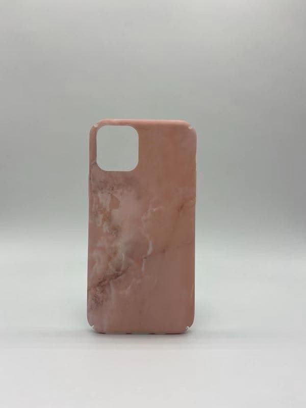 Marmorskal med sandrosa detaljer til iPhone 11 Pro Max Rosa