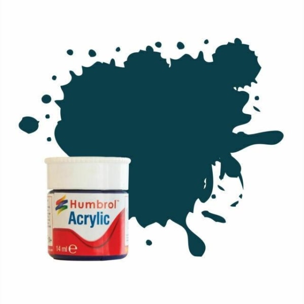 HUMBROL Acrylic maling Pru Blue 12ml - Mat-no replacement Blå