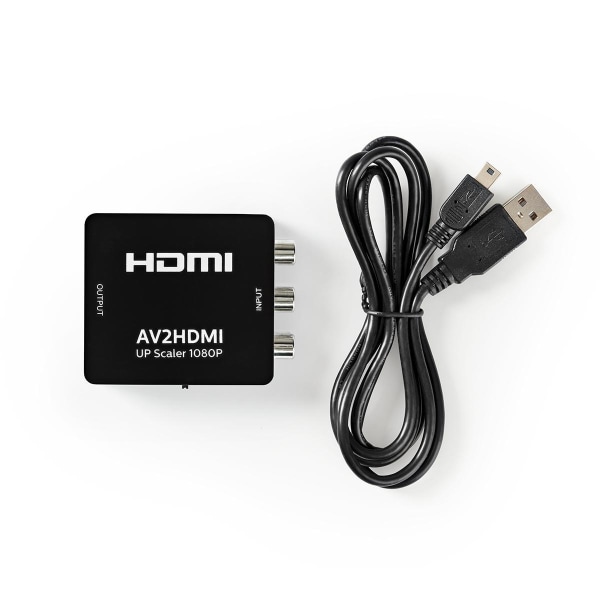 Nedis HDMI ™ Converter | 3x RCA Female | HDMI™ Output | 1-vejs | 1080p | 1.65 Gbps | ABS | Antracit