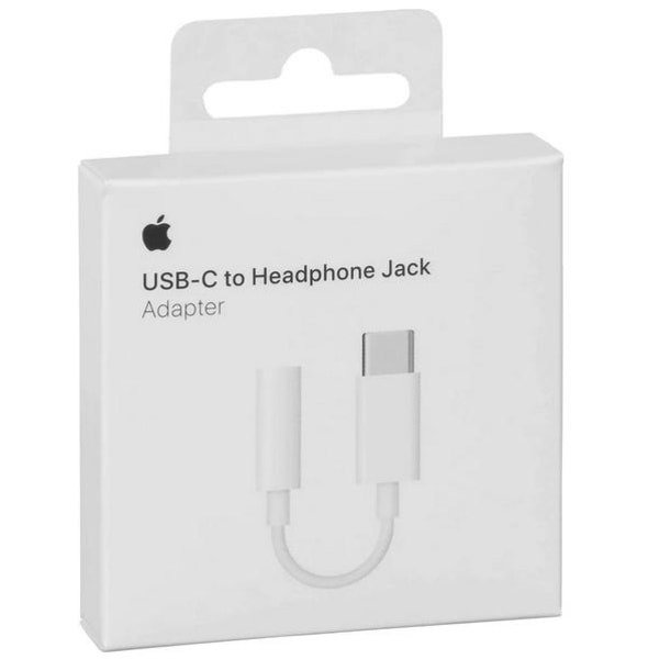Apple adapter USB-C till 3,5 mm (MU7E2ZM/A)