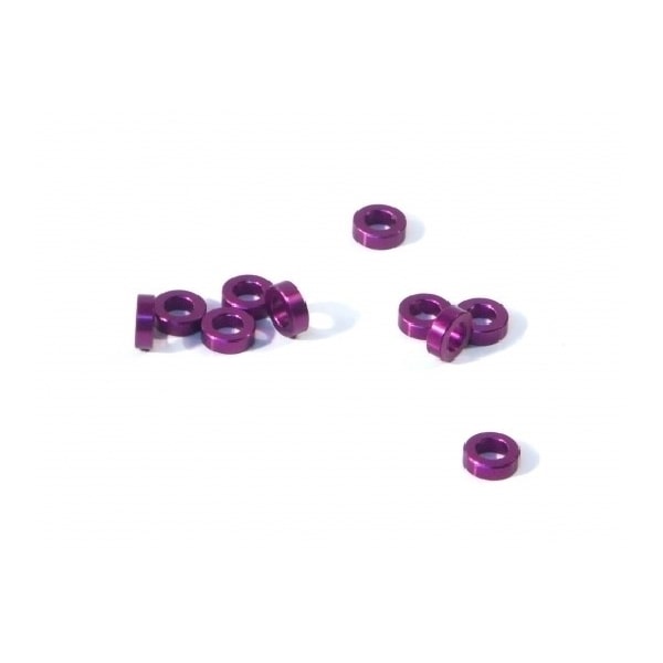 HPI Aluminium Washer 3 X 6 X 2.0Mm (Purple/10 Pcs)