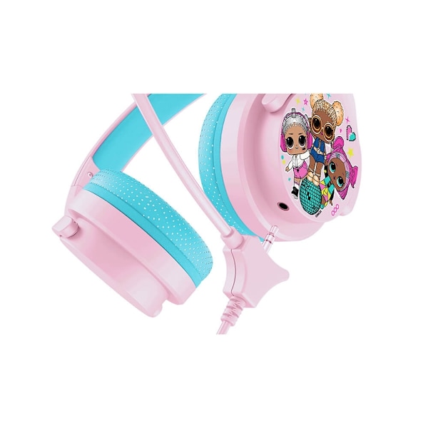 LOL Interaktiv hörlur/headset On-Ear 85/94dB Bom-Mik Rosa