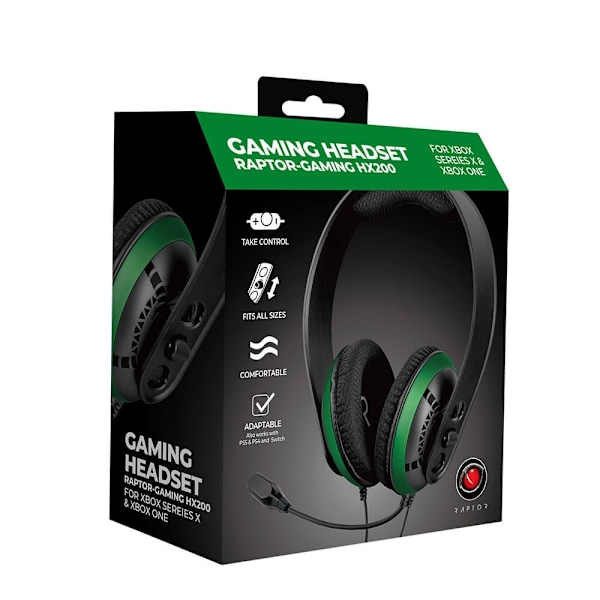 RAPTOR Headset XBOX Sort