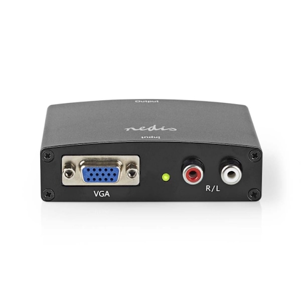 Nedis HDMI ™ Converter | VGA Female / 2x RCA Hun | HDMI™ Output | 1-vejs | 1080p | 1.65 Gbps | Aluminium | Antracit