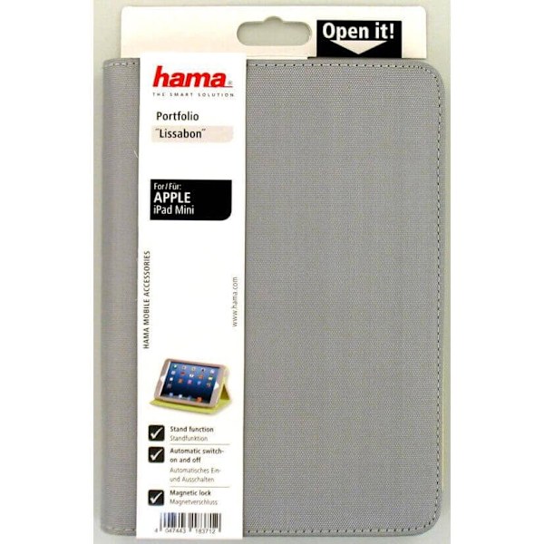 HAMA iPad mini Lissabon Sølv/Grøn Silver