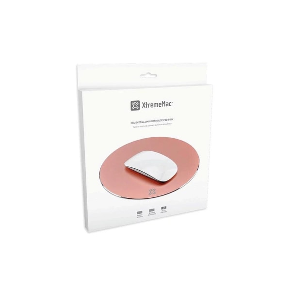 XtremeMac Round aluminum mouse pads - Rose Gold