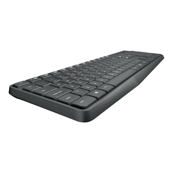 Logitech MK235 Näppäimistö RF Langaton QWERTY American International Harmaa