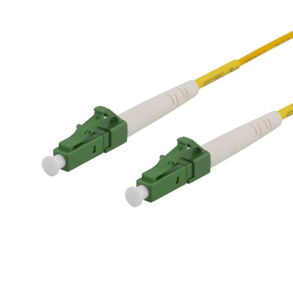 Deltaco OS2 Fiber cable, LC – LC, simplex, singlemode, APC, 10m