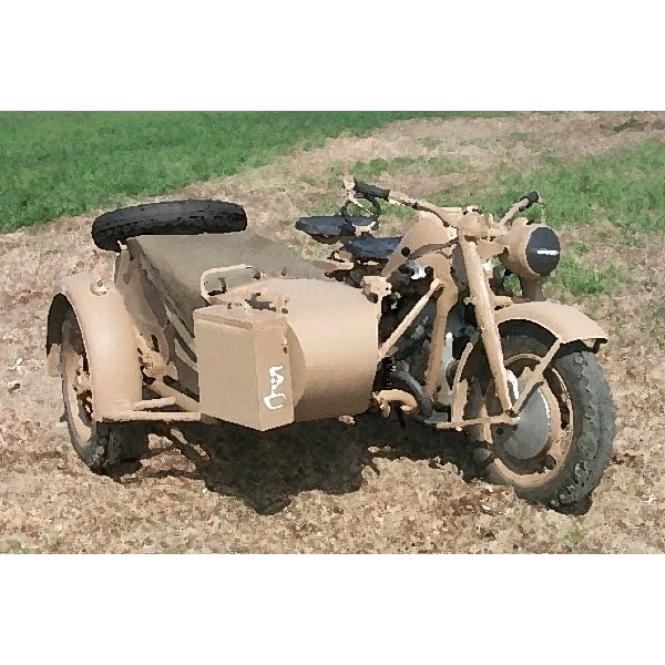 Italeri 1:9 Zundapp KS750 With sidecar