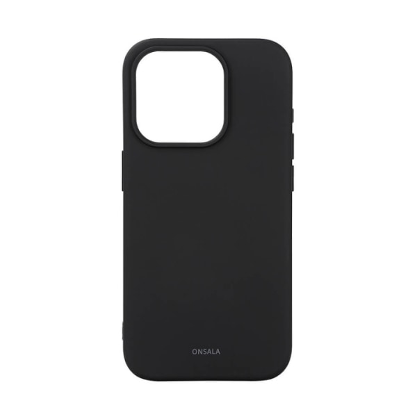 ONSALA Mobilcover Silikonefølelse MagSeries Sort - iPhone 15 Pro Svart