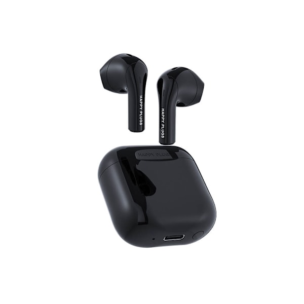 Happy Plugs Joy Hovedtelefoner In-Ear TWS Sort Svart