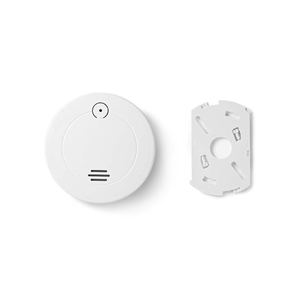 Nedis Röklarm | Batteridriven | Batterilängd upp till: 1 år | EN 14604 | Med testknapp | 85 dB | ABS | Vit