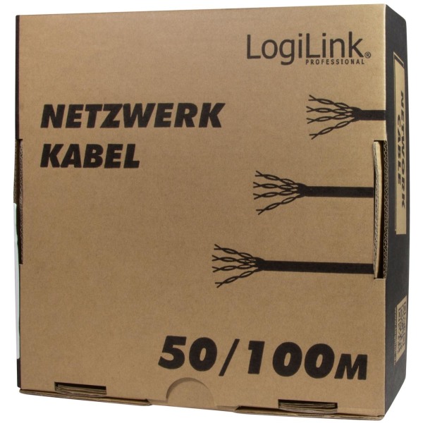 LogiLink Nätverkskabel Installation CAT6 U/UTP 100m
