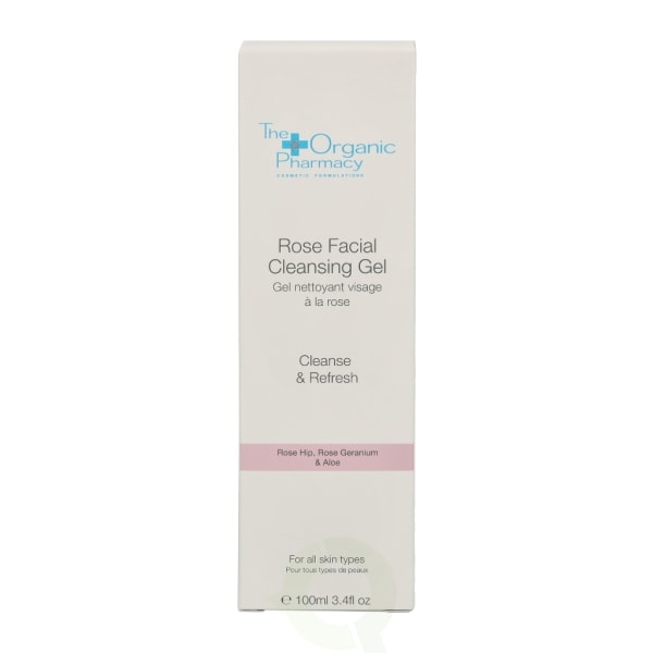 The Organic Pharmacy Rose Facial Cleansing Gel 100 ml Cleanse &