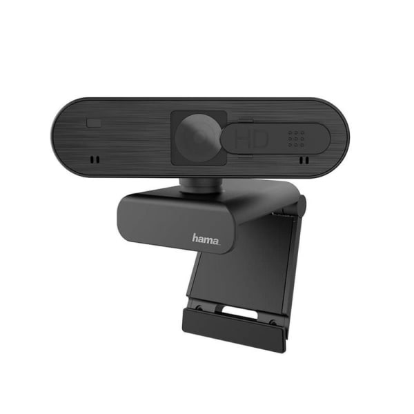 HAMA Webbkamera Full HD Spy Protection 16:9 Stereo Sort