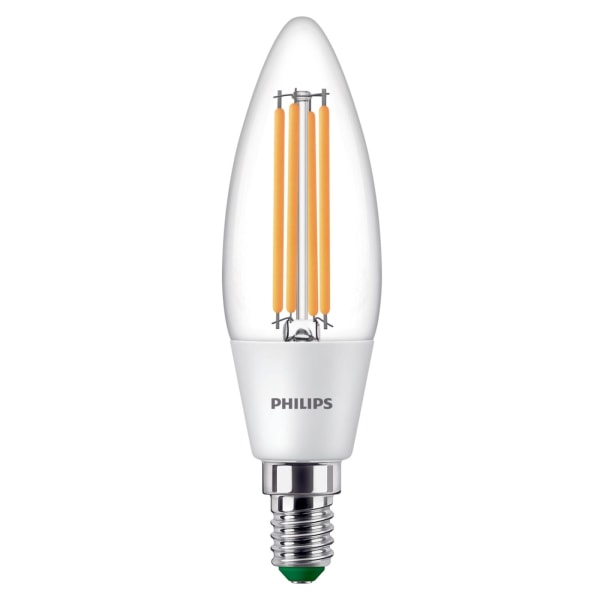 Philips LED E14 B35 Kron 2,3W (40W) Klar 485lm 2700K Energiklass