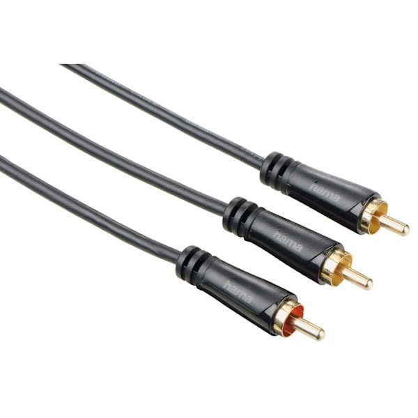 HAMA Kabel 1 Phono-2 Phono Subwooferkabel 7,5m TL