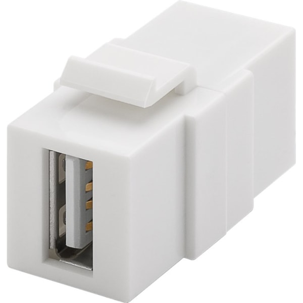 Goobay Keystone-modul, USB 17,2 mm bredd, 2 st. USB 2.0-uttag (typ A)
