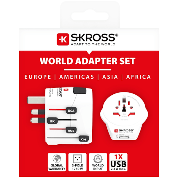 SKROSS World Adapter PRO World USB