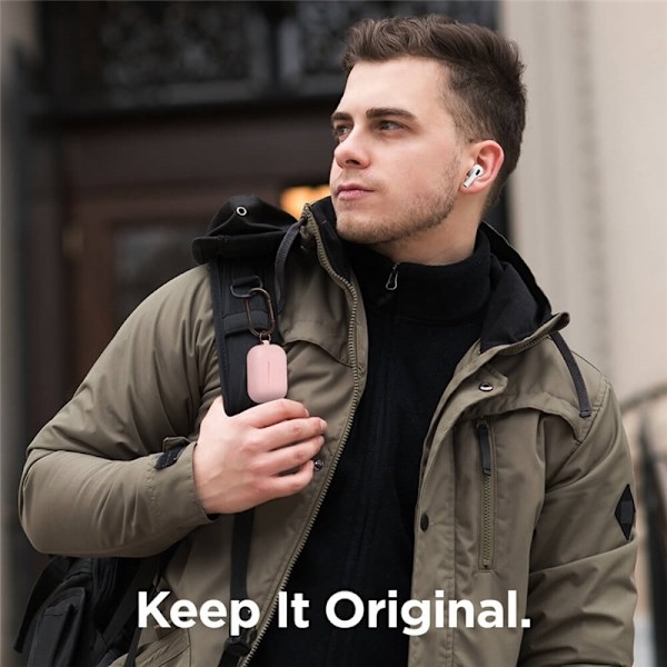 Elago Skyddsväska för Airpod Pro med Hängare Rosa