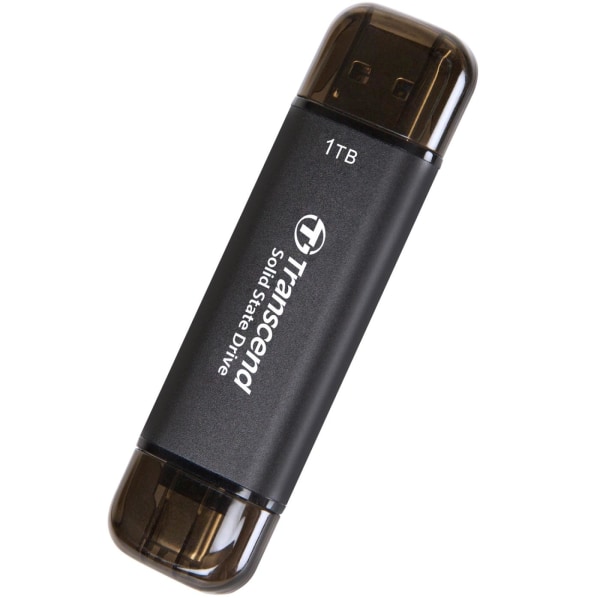 Transcend Portabel SSD ESD310C USB-C 1TB (R1050/W950) Svart