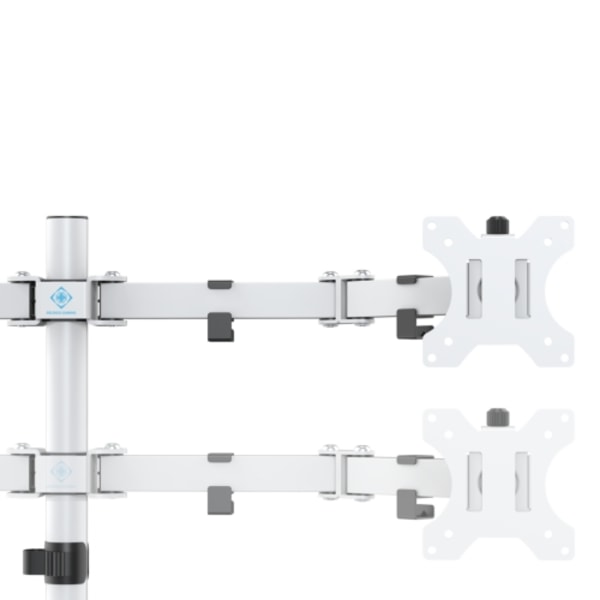 deltaco_gaming WHITE LINE WA86 Dual-monitor desk arm, 13-32"" monitors