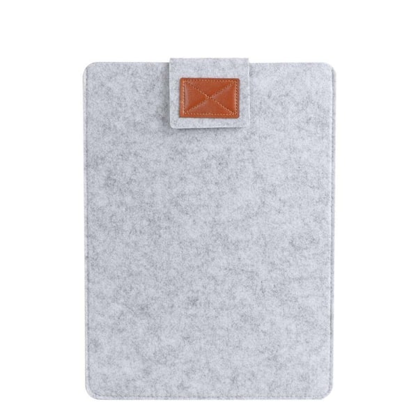 11\" tommer computer sleeve i stilfuldt uld, Lysegrå
