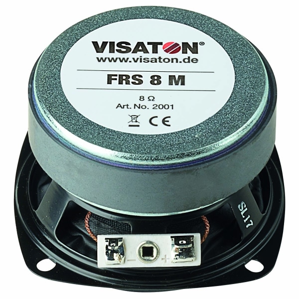 Visaton FRS 8 M - 8 Ohm - 8 cm (3,3") HiFi fullrange-högtalare