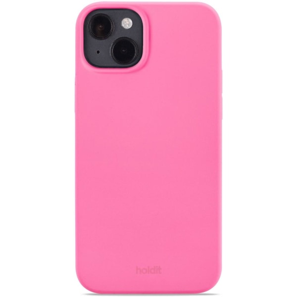 Holdit silikonikotelo Bright Pink, iPhone 14 Plus Rosa