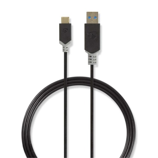 Nedis USB 3.1-kabel | Typ-C, hane - A-hane | 1.0 m | Antracit