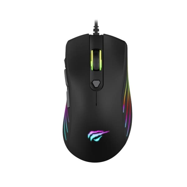 Havit MS1002 Programmerbar RGB gamingmus 3200DPI med 7 knapper