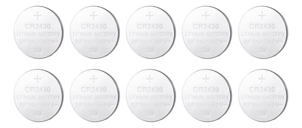 DELTACO Ultimate Lithium-batteri, 3V, CR2430-knappcell, 10-pack