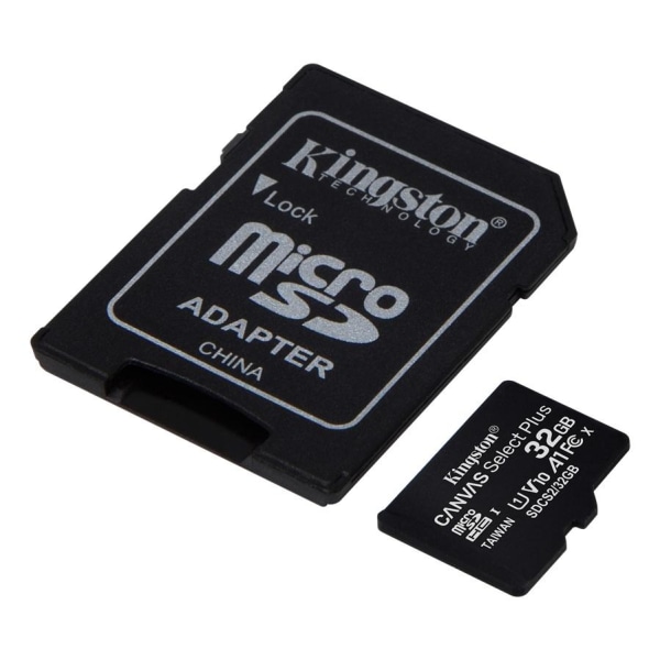 Kingston 32GB micSDHC Canvas Select Plus 100R A1 C10 Card + ADP
