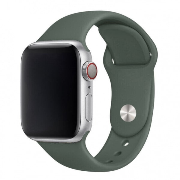 Silikonarmband till Apple Watch 42/44mm, Skogsgrön