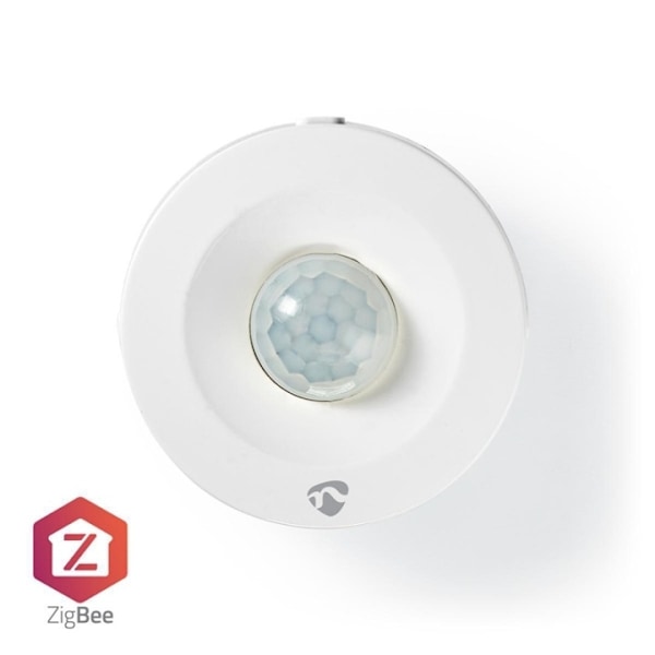 Nedis SmartLife Liiketunnistin | Zigbee 3.0 | Paristokäyttöinen | IP20 | Tunnistuskulma: 120 ° | Tunnistusalue: 5 m | Maks. akunkesto: 12 Kuukautta |