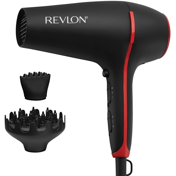 Revlon Smoothstay RVDR5317 -hiustenkuivaaja musta, Punainen