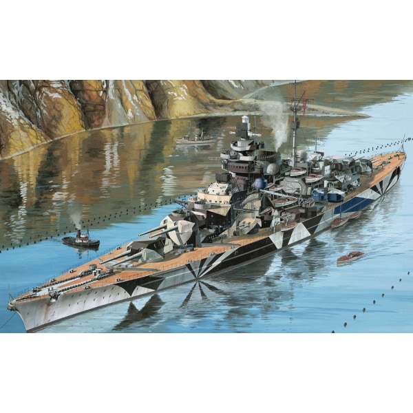 Revell German Battleship WWII Tirpitz 1:350