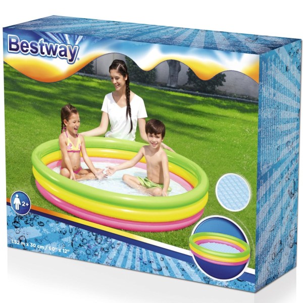 Bestway Sommersæt Pool Børn 1,52m x H30cm