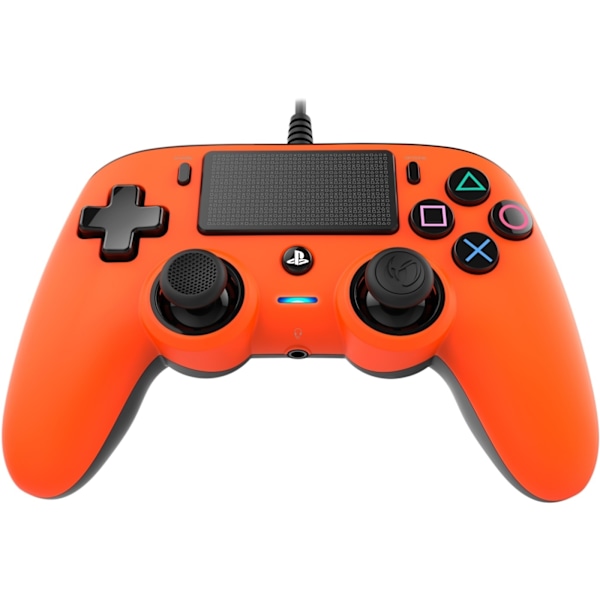 Nacon Wired Compact Controller, Orange, PS4