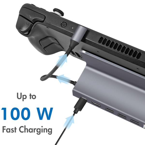 LogiLink USB-C-dockingstation 6-i-1 iPad/Steam Deck m.m