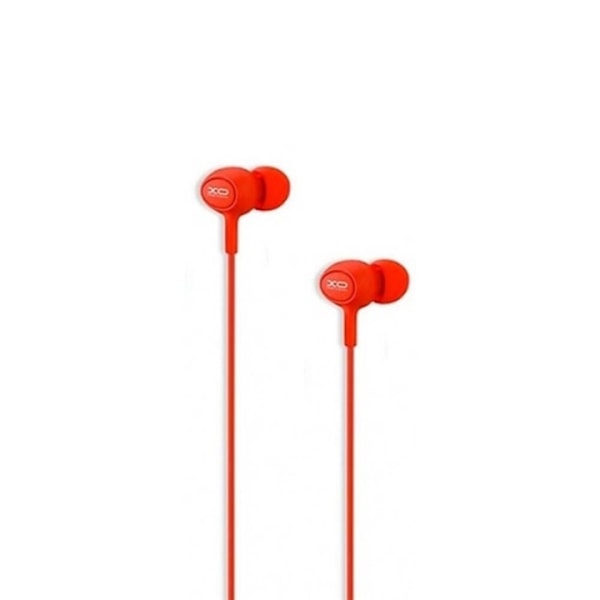 XO S6 - Trådade Hörlurar, In-Ear, Röd Röd
