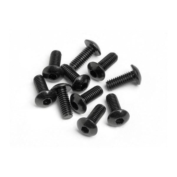 HPI Button Head Screw M4X10Mm (Hex Socket/10Pcs)