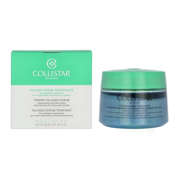 Collistar Toning Talasso Scrub 700 gr Regenerating Exfoliating Salts With Essential Oil sand Juniper Extract