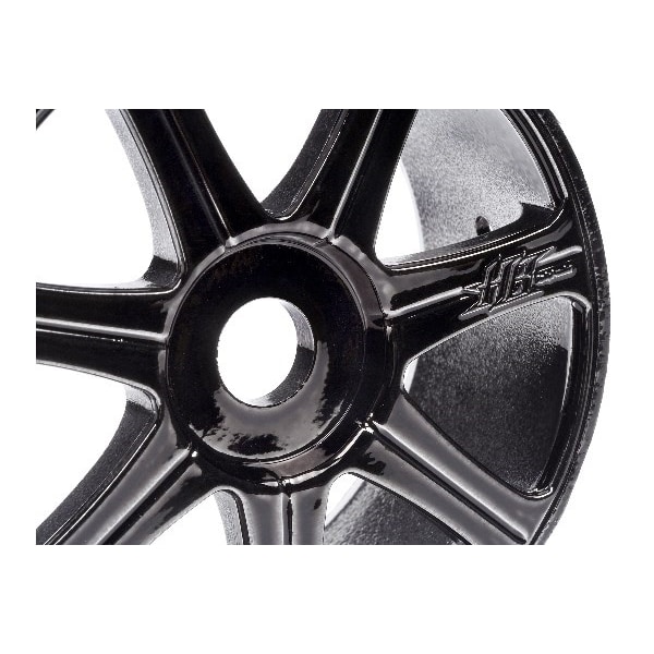 Hb Edge Wheel (Black Chrome/2Pcs)